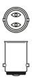 10x BOSCH 1 987 301 016 Glühlampe, Blinkleuchte für Opel