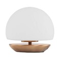 Nachttischleuchte Tischlampe Beistellleuchte LED Touch dimmbar Glas weiß bronze