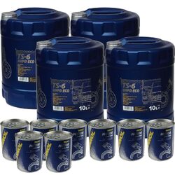 40L MANNOL TS-6 UHPD Eco 10W-40 API CI-4/SL Motoröl synthetisch Motor Doctor