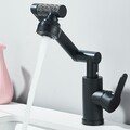 Wasserhahn Bad Armatur 360° Waschtischarmatur Waschbecken Mischbatterie Schwarz