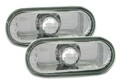 Seitenblinker Set für VW Golf 4 Passat T5 Lupo Seat Klarglas Chrom + Kabelsatz