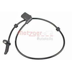 1x Sensor, Raddrehzahl METZGER 09001075 passend für MERCEDES-BENZ