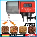 Futterautomat Aquarium Fischfutterautomat Automatischer Fischfutterspender 200ml