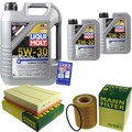 INSPEKTIONSKIT FILTER LIQUI MOLY ÖL 7L 5W-30 für Land Rover Range LS 3.0 D 4x4