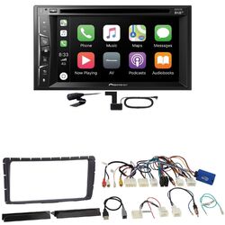 Pioneer AVH-Z3200DAB DAB+ FLAC Digitalradio USB Einbauset für Toyota Hilux ab 20