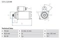 Bosch 0986025350 Anlasser Starter für Audi Skoda VW Seat Q2 + Q3 + 09->