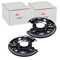 2x NTY SPRITZBLECHE BREMSSCHEIBEN HINTEN passend für MERCEDES-BENZ 124
