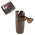 Getränkehalter KFZ Multi-Funktions-Becher 5in1 braun für OPEL PKW