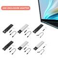 M.2 NVMe SATA USB C 3.2 Adapter Externes SSD Gehäuse Cases für M / M+B  Key