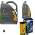 BOSCH Ölfilter 6 L Mercedes Öl 5W-30 229.52 für C-Klasse T-Model C 200 BlueTEC/d