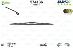 VALEO Wischblatt Scheibenwischer SILENCIO CONVENTIONAL SINGLE 574136 für BMW VW