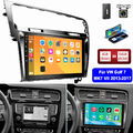 4+64G Android 14 Autoradio Carplay GPS EQ DAB+ Für VW Golf 7 MK7 VII 13-2017 KAM