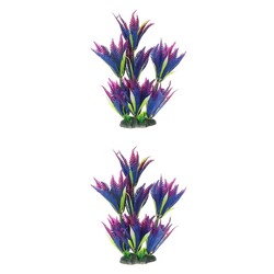  2 Count Aquarien Pflanzen Aquarium-pflanzen Künstliche Wasserpflanzen