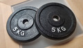 Kurzhantel Hantelscheiben | 5 kg | Gusseisen | 2er-Set | ohne Stange