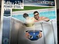 Bestway Power Steel Frame Pool Komplett-Set mit Filterpumpe - 549x274x122cm...