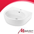 DESIGN KERAMIK WASCHSCHALE AUFSATZ WASCHBECKEN WASCHTISCH WASCHPLATZ Rund