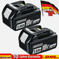 2x 5000mAh Akku Für Makita 18V 5.0Ah BL1860B BL1850B BL1840 BL1830B 18V Akku LED