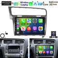 DAB+ Apple CarPlay 64GB Android 13 Autoradio GPS NAVI KAM Für VW Golf 7 VII MK7