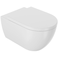 Hänge Wand WC Tiefspüler spülrandlos SoftClose TakeOff WC-Sitz weiß matt