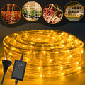 10m-50m LED Lichterschlauch Lichtschlauch Partylicht Außen/Innen Lichterkette