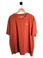 Converse T-Shirt Herren Größe 2XL rot Baumwolle kurzärmlig runder Ausschnitt mit Logo