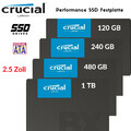 Crucial BX500 interne SSD Festplatte 2,5 Zoll 1TB 2TB 500GB SATA III Solid State