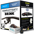 Für VW Passat Limousine B6 3C2 Anhängerkupplung abnehmbar +eSatz 7pol 05-10 AHK