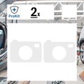 2x ORIGINAL® Maxgear Sensor, Raddrehzahl Hinten, Links, Rechts für Renault