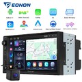 CAM+UA13 7" IPS Doppel DIN Android 13 Autoradio GPS Navi System CarPlay WiFi USB