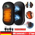 2er Set Handwärmer Elektrisch USB Wiederaufladbar 3 Stufen 10000mah Wärme NEU