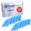 10x Luftfilter Staubfilter für Limodor Limot Lüfterserie F Typ D, LF, ELF