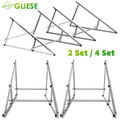 4er Set PV Halterung 118cm Verstärkter Solarmodul Solarpanel 0°-90°Aufständerung