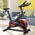 LCD Heimtrainer Trimmrad Hometrainer Fahrrad Indoor Cycling + 13 kg Schwungrad