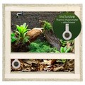 Repiterra® Terrarium Seitenbelüftung Holzterrarium OSB Holz Terrarien 40x40x40cm