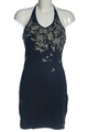 BRUNOTTI Neckholderkleid Damen Kleid Gr. DE 38 blau-hellgrau Casual-Look