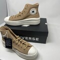Converse Chuck Taylor All Star Move Platform Coffee Rum Suede Uk 9