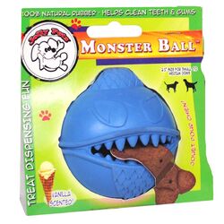 Jolly Monster Ball 6 cm Leckerli Ball für Hunde Hundespielzeug befüllbar