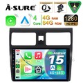 DAB+ 4+64GB Android 15 CarPlay GPS Navi Autoradio Für SUZUKI SWIFT III 2004-2009
