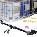 IBC Adapter Verbindungsset 3/4" Auslauf für 2 IBC Regenwassertank Nebeneinander`