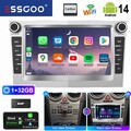 32G Android 14 Carplay Autoradio GPS DAB Für Opel Astra H Corsa C D Vivaro Combo