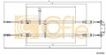 COFLE (10.8582) Handbremsseil, Handbremszug hinten, links, rechts für SAAB