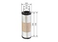 BOSCH Luftfilter F 026 400 320 Filtereinsatz für PIAGGIO PORTER Bus CNG LPG