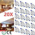 20X LED Einbaustrahler Einbauleuchte 3-7W Deckenleuchte Decken-Spots