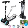 Kinderroller Kinderscooter Dreiradscooter mit LED Räder Cityroller Kickscooter