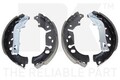 NK Bremsbackensatz 2723731 passend für FIAT OPEL