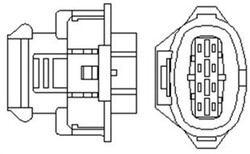 MAGNETI MARELLI Lambdasonde Sensor Abgassteuerung 466016355015 für ASTRA OPEL CC
