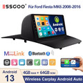 Für Ford Fiesta MK6 2008-2016 Android14 Autoradio 4+64G Carplay GPS NAVI FM WIFI
