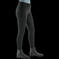 BUSSE Schwarz 44 Reithose Damen Softshell Performance Reitleggins Vollbesatz
