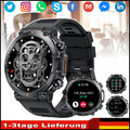 Für Samsung Huawei Bluetooth Smartwatch Herren Armbanduhr Blutdruck Fitness DHL