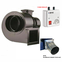 TURBO Zentrifugal Radialgebläse Radialventilator Radiallüfter 1800 m³/h 230V